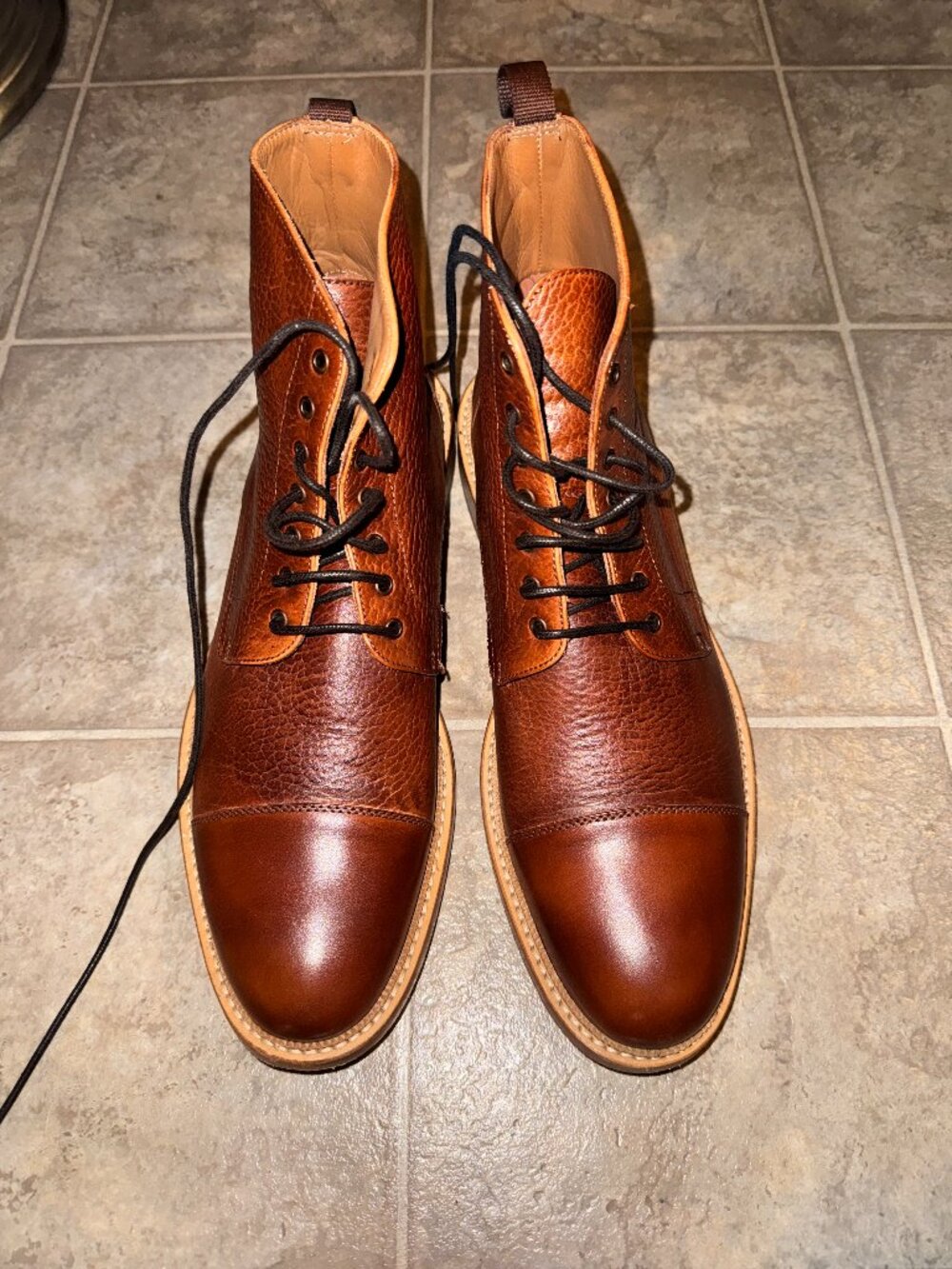 Taft Brown Lace-up Boots